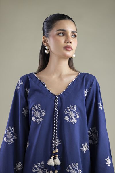 Embroidered | Cambric | Tailored 2 Piece | Top and Bottom | GBP 45.00
