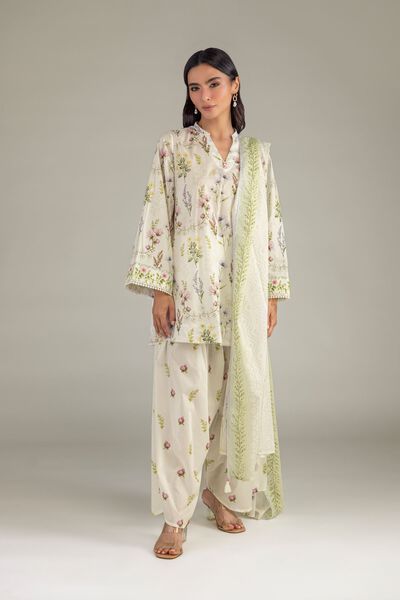 Printed | Cambric | Floral Cambric Pants | GBP 30.00