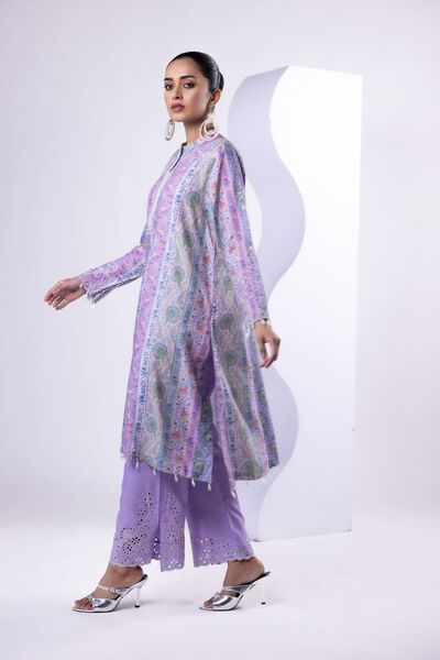 Embroidered | Viscose Oak Silk | Pants | GBP 20.00