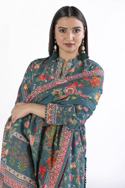 Embroidered | Slub Lawn | Tailored 3 Piece | GBP 25.00