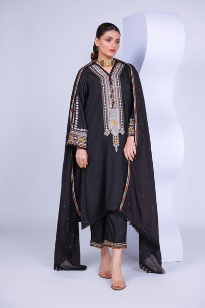 Embroidered | Russian Raw Silk | Kurta | GBP 45.00