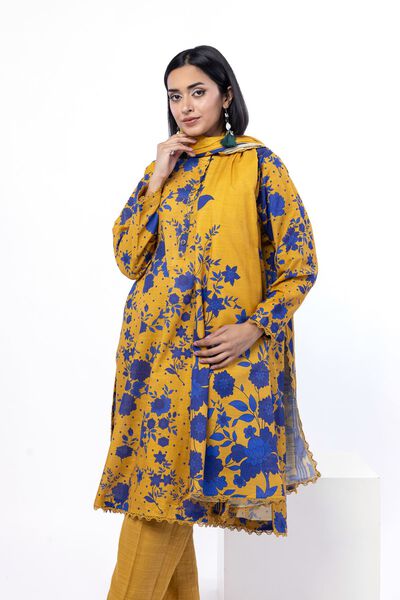 Printed | Textured Cotton | Tailored 3 Piece | GBP 40.00
