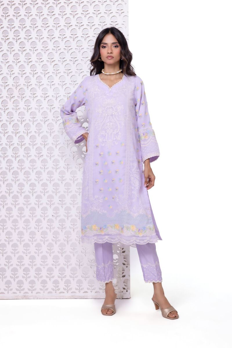 Embroidered | Polyester Crinkle Chiffon | Kurta | GBP 19.50