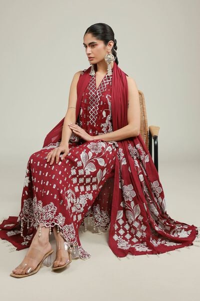 Dyed | Raw Silk | Co-ord 3 Piece | GBP 240.00