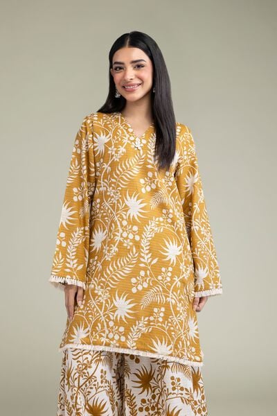 Printed | Cotton Dobby | Floral Cotton Kurta | GBP 20.00
