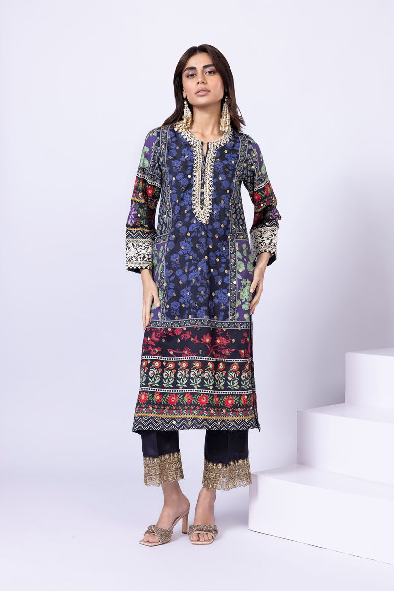 Embroidered | Viscose Oak Silk | Kurta | GBP 19.50