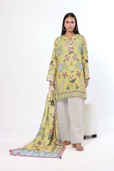 Embroidered | Blended Khaddar | Fabrics 3 Piece | GBP 20.00