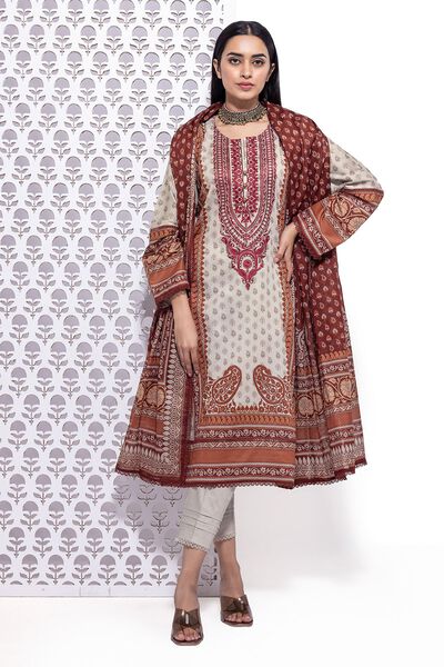 Lawn | Embroidered | Fabrics 3 Piece | GBP 12.50