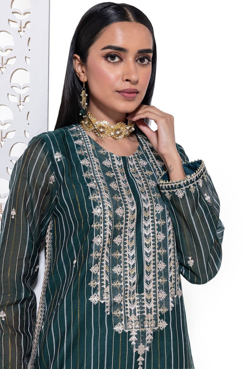 Embroidered | Zari Organza Net | Kurta | null