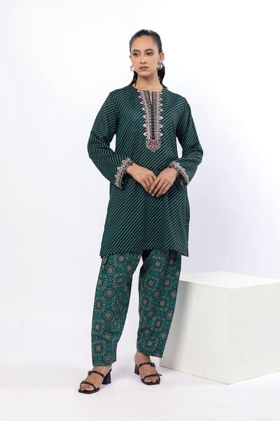 Embroidered | Khaddar | Fabrics 2 Piece | Top and Bottom | GBP 7.50