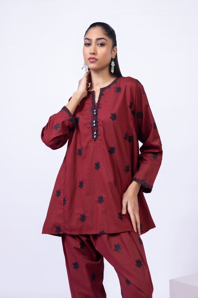 Embroidered | Crosshatch Poplin | Kurta | GBP 12.50