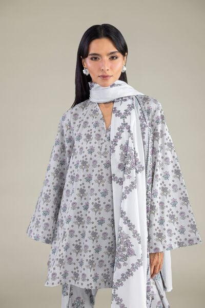 Printed | Cambric | Floral Cambric Kurta | GBP 30.00