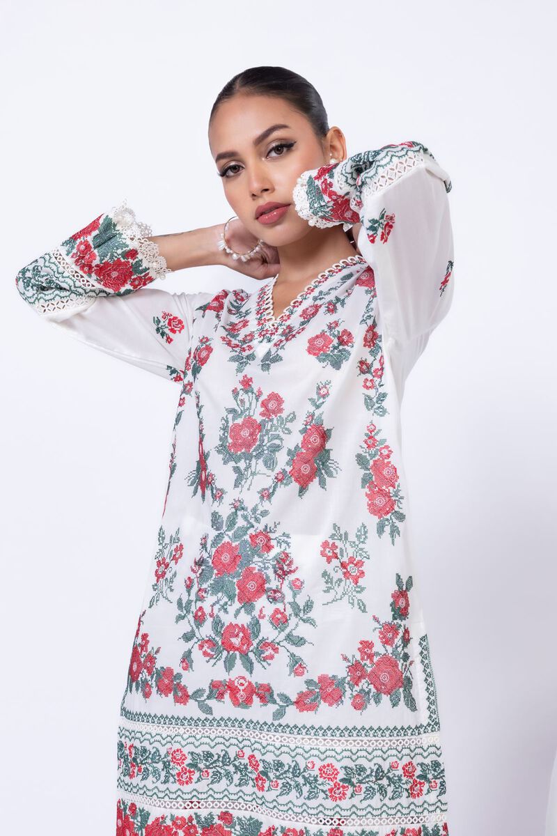 Embroidered | Cambric | Kurta | GBP 15.00