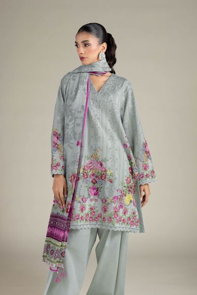 Embroidered | Cambric | Tailored 3 Piece | GBP 55.00