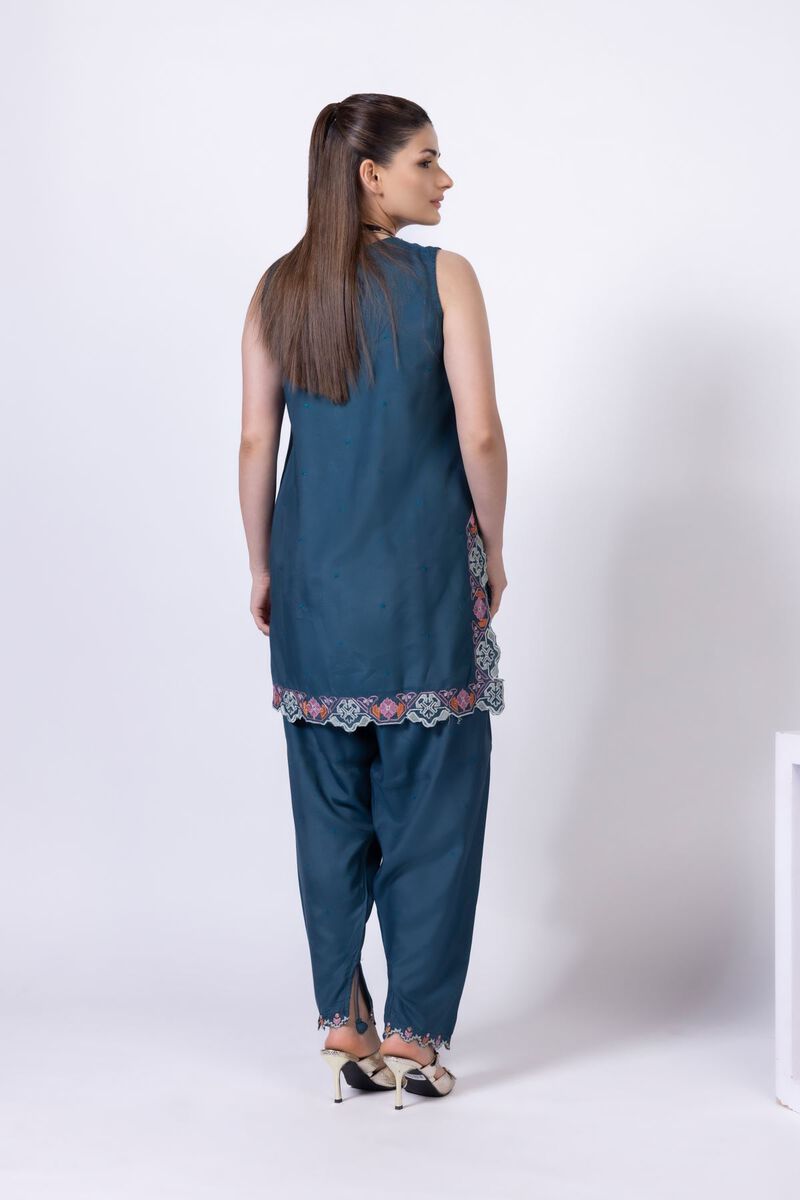 Embroidered | Viscose Oak Silk | Kurta | GBP 40.00