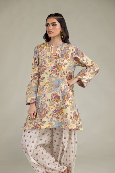 Printed | Cambric | Short Cambric Kurta | GBP 20.00