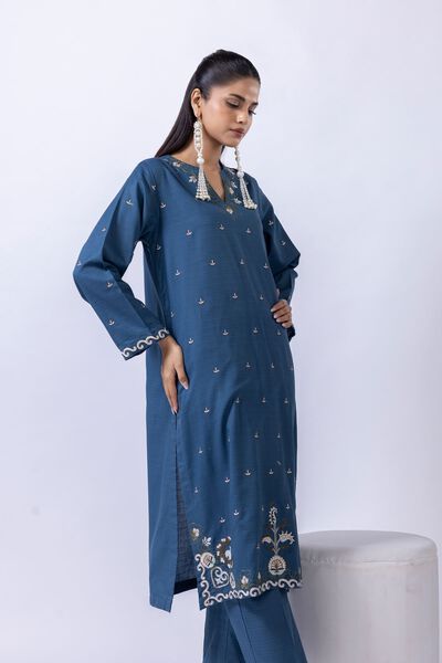 Embroidered | Cotton Dobby | Kurta | GBP 15.00