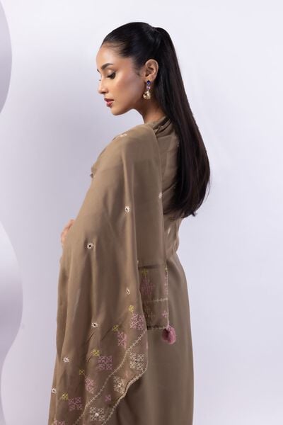 Dyed | Light Thai Silk | Dupatta | GBP 25.00