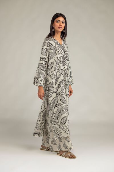 Printed | Textured Cotton | Printed Cotton Pants | GBP 25.00