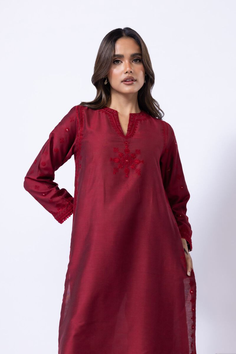 Embroidered | Raw Silk | Kurta | GBP 12.00