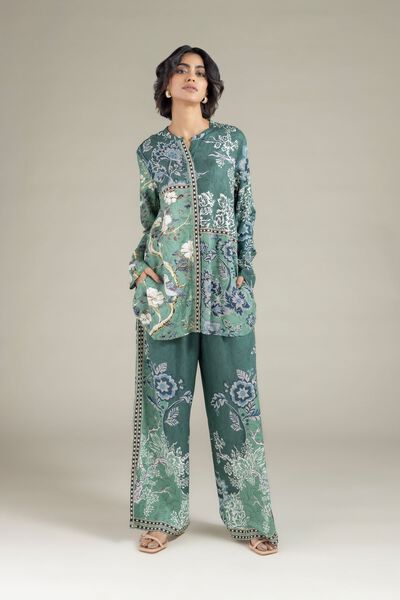 Printed | Viscose Crepe | Trousers | GBP 17.00