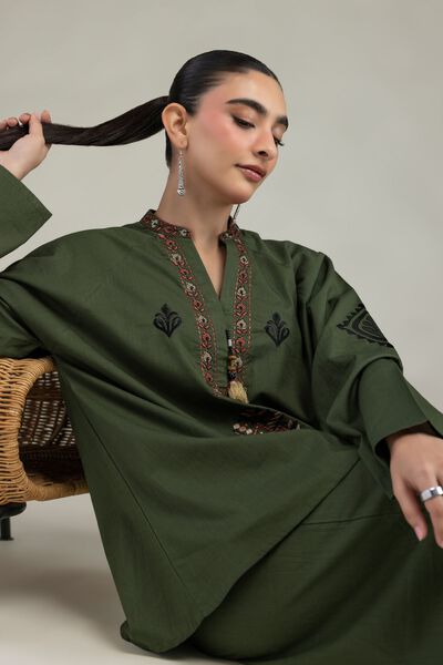 Embroidered | Textured Cotton | Textured Cotton Shirt | GBP 21.00