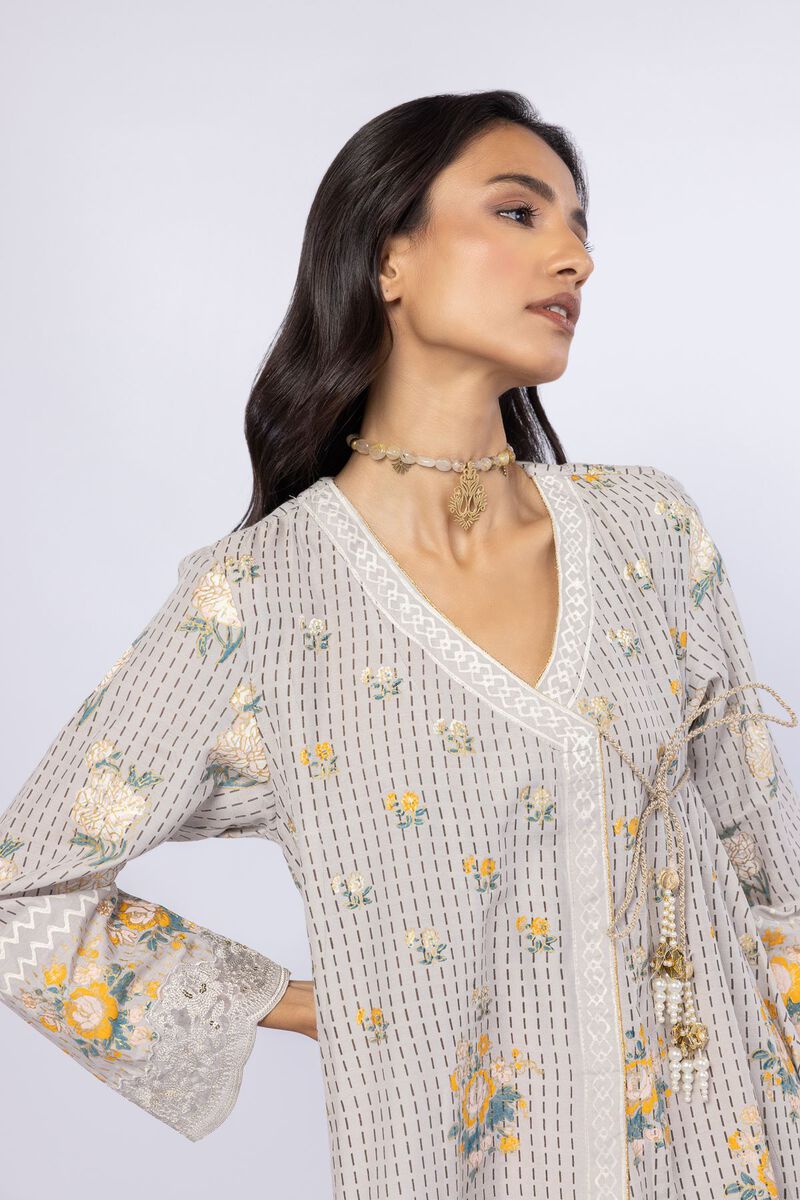 Embroidered | Raw Silk | Kurta | GBP 65.00