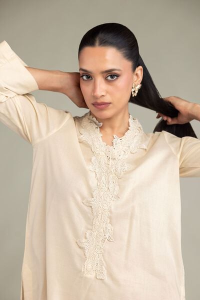 Embroidered | Cambric | Long Cambric Kurta | GBP 35.00