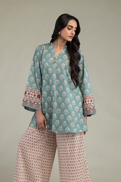 Printed | Cambric | Short Floral Kurta | GBP 30.00