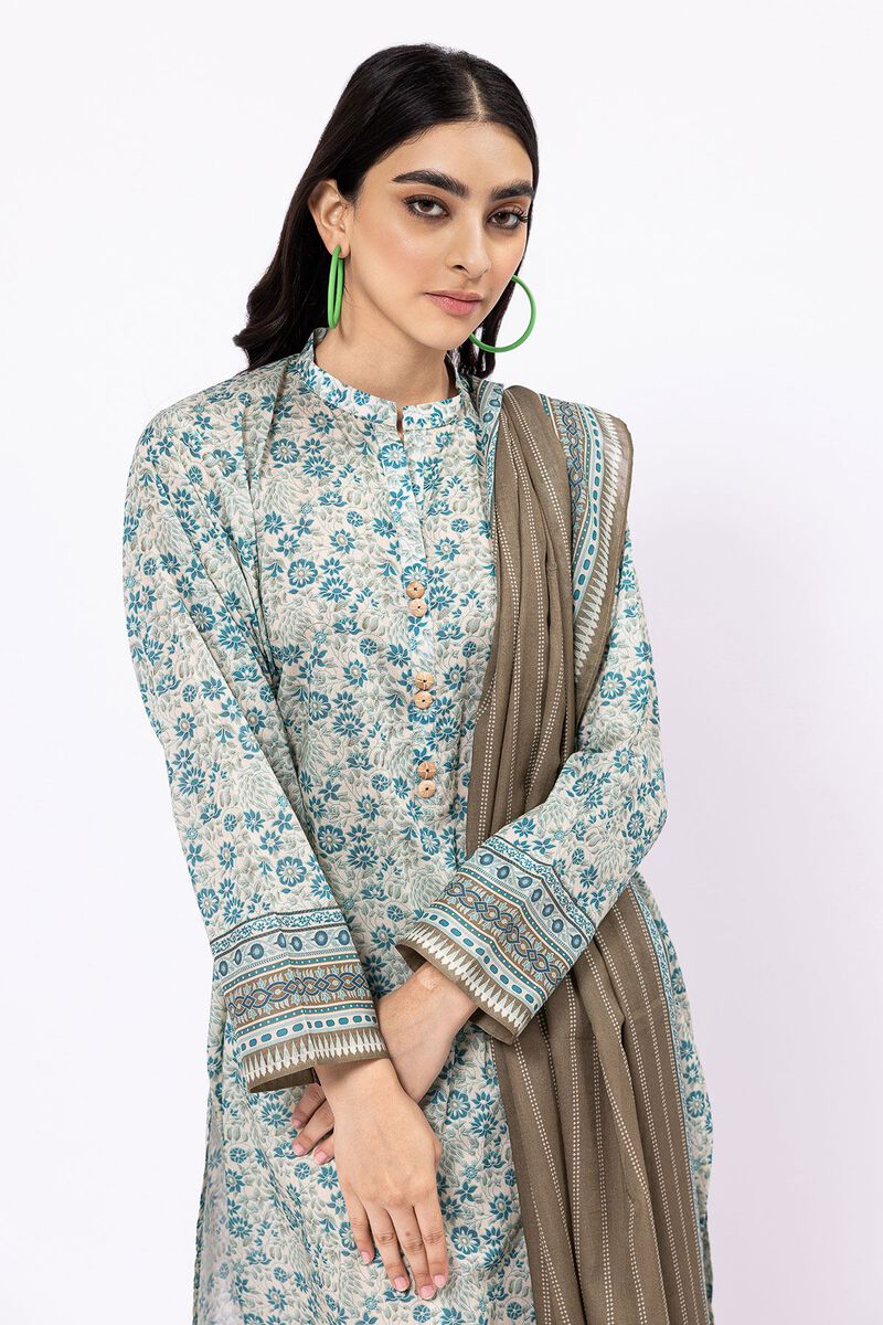 Printed Lawn | Top Dupatta | Fabrics 2 Piece | null