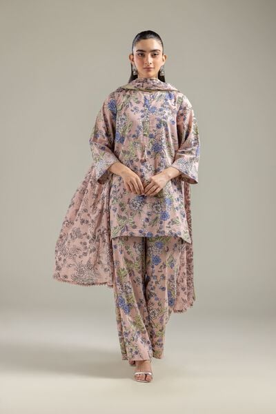 Embroidered | Cotton Dobby | Summer Floral Pants | GBP 15.00