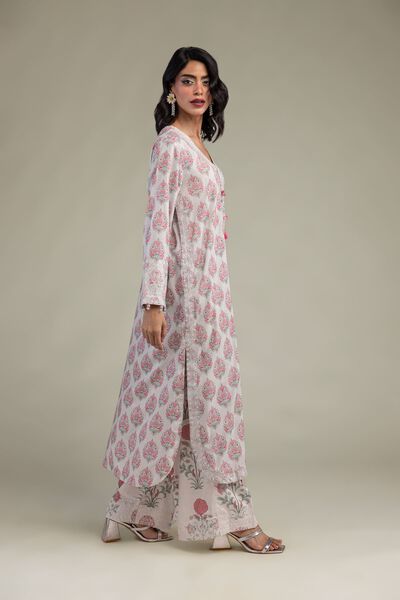 Embroidered | Raw Silk | Pants | GBP 30.00