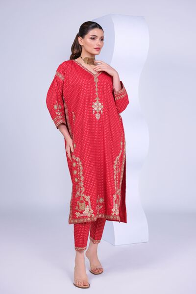 Embroidered | Russian Raw Silk | Pants | GBP 25.00