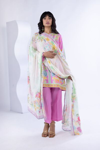 Printed | Light Thai Silk | Dupatta | GBP 20.00