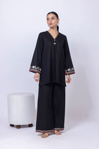 Embroidered | Cotton Dobby | Pants | GBP 12.00