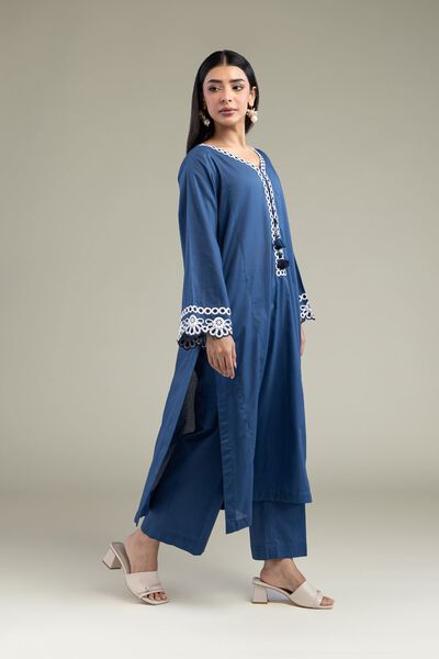 Embroidered | Cambric | Solid Cambric Pants | GBP 15.00