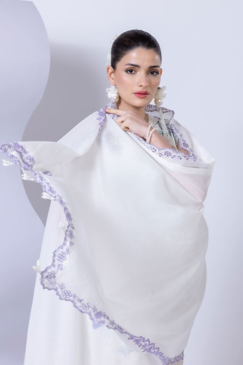 Embroidered | Cotton Square | Dupatta | GBP 35.00