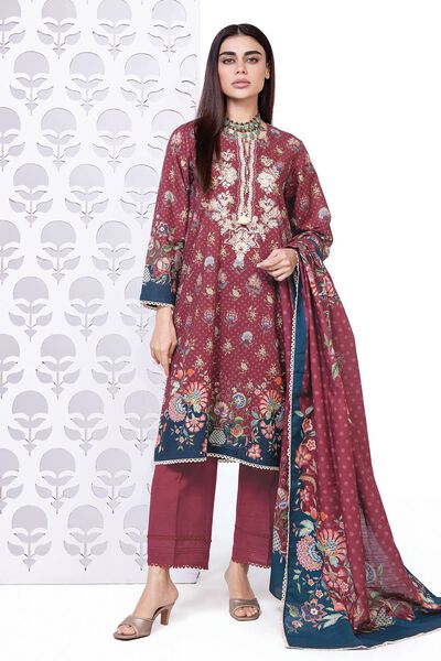 Embroidered | Light Khaddar | Fabrics 3 Piece | GBP 9.00