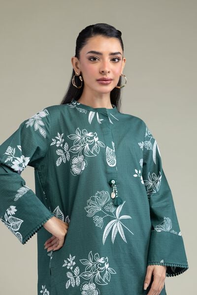 Printed | Cotton Dobby | Floral Cotton Kurta | GBP 20.00