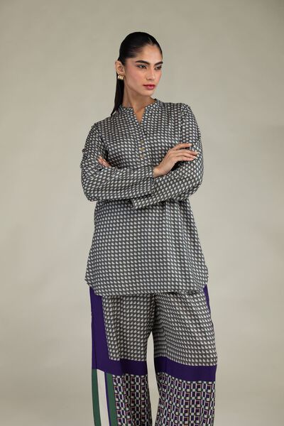 Embroidered | Viscose Crepe | Short Viscose Shirt | GBP 17.50