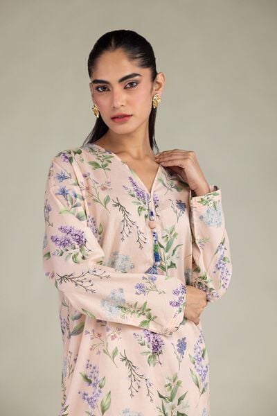 Printed | Cotton Viscose | Short Floral Kurta | GBP 30.00