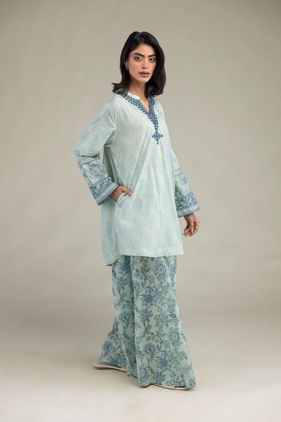 Embroidered | Cambric | Floral Cambric Pants | GBP 25.00