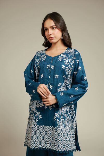 Embroidered | Broshia | Tailored 2 Piece | Top and Bottom | GBP 50.00