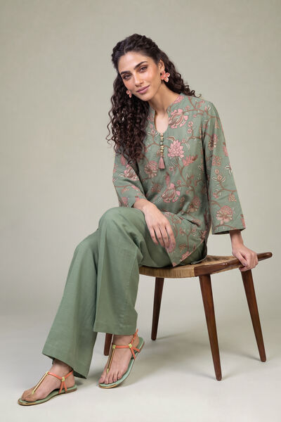 Printed | Light Khaddar | Short Khaddar Kurta | GBP 30.00