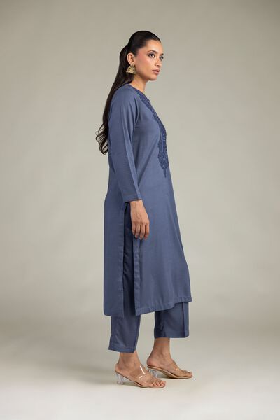 Dyed | Raw Silk | Silk Solid Pants | GBP 25.00