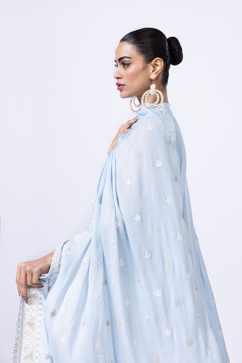 Embroidered | Light Thai Silk | Dupatta | GBP 20.00