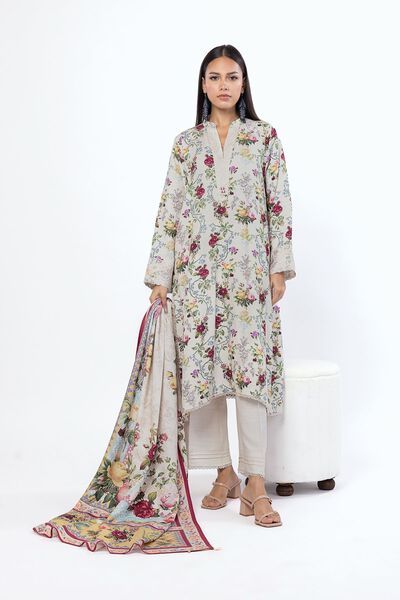 Embroidered | Blended Khaddar | Fabrics 3 Piece | GBP 20.00
