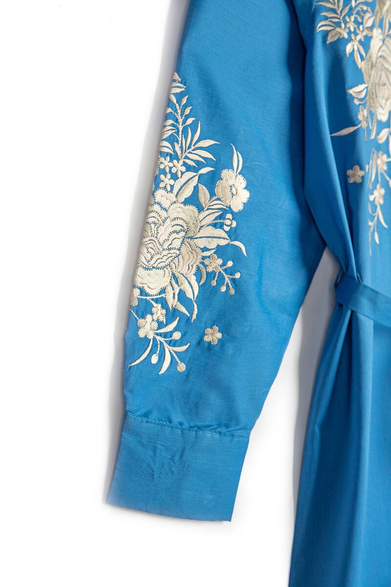 Embroidered | Cotton Viscose | Maxi Dress | null