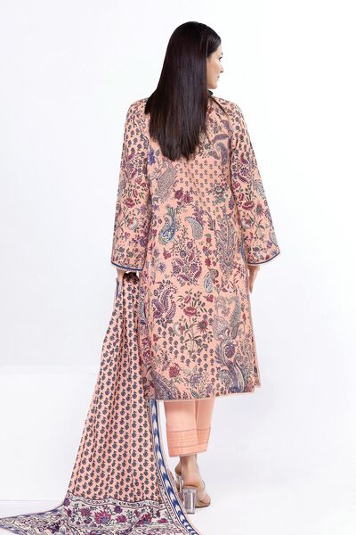 Printed | Slub Lawn | Fabrics 3 Piece | GBP 17.50