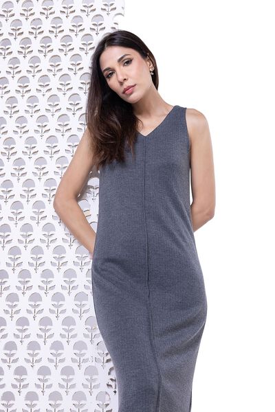 Dyed | Variegated Rib | Maxi Dress | GBP 6.00